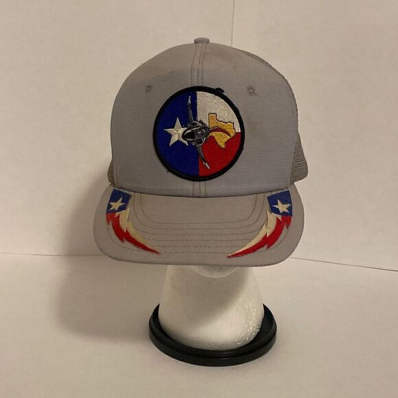 Vintage 80s Air Force Fighter Jet flying Mesh Embroidered Snapback Trucker Hat T - Picture 1 of 7